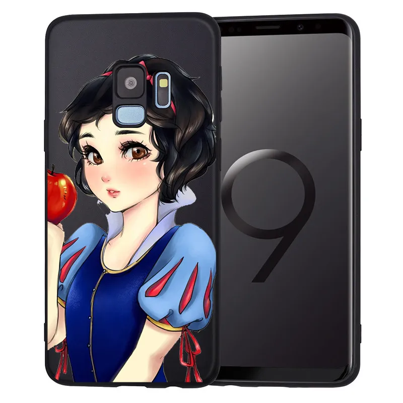 H0124 Однотонный чехол с принцессой «сделай сам» для samsung Galaxy S6 S7 край S8 S9 S10 Plus Note 8 9 A20 A30 A40 A50 A70 чехол для телефона чехол Coque Etui - Цвет: H0124