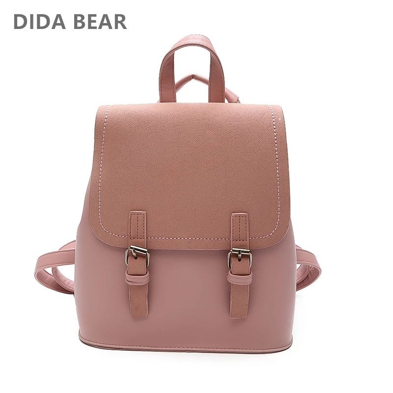 DIDA BEAR брендовый женский маленький рюкзак из искусственной кожи женские школьные