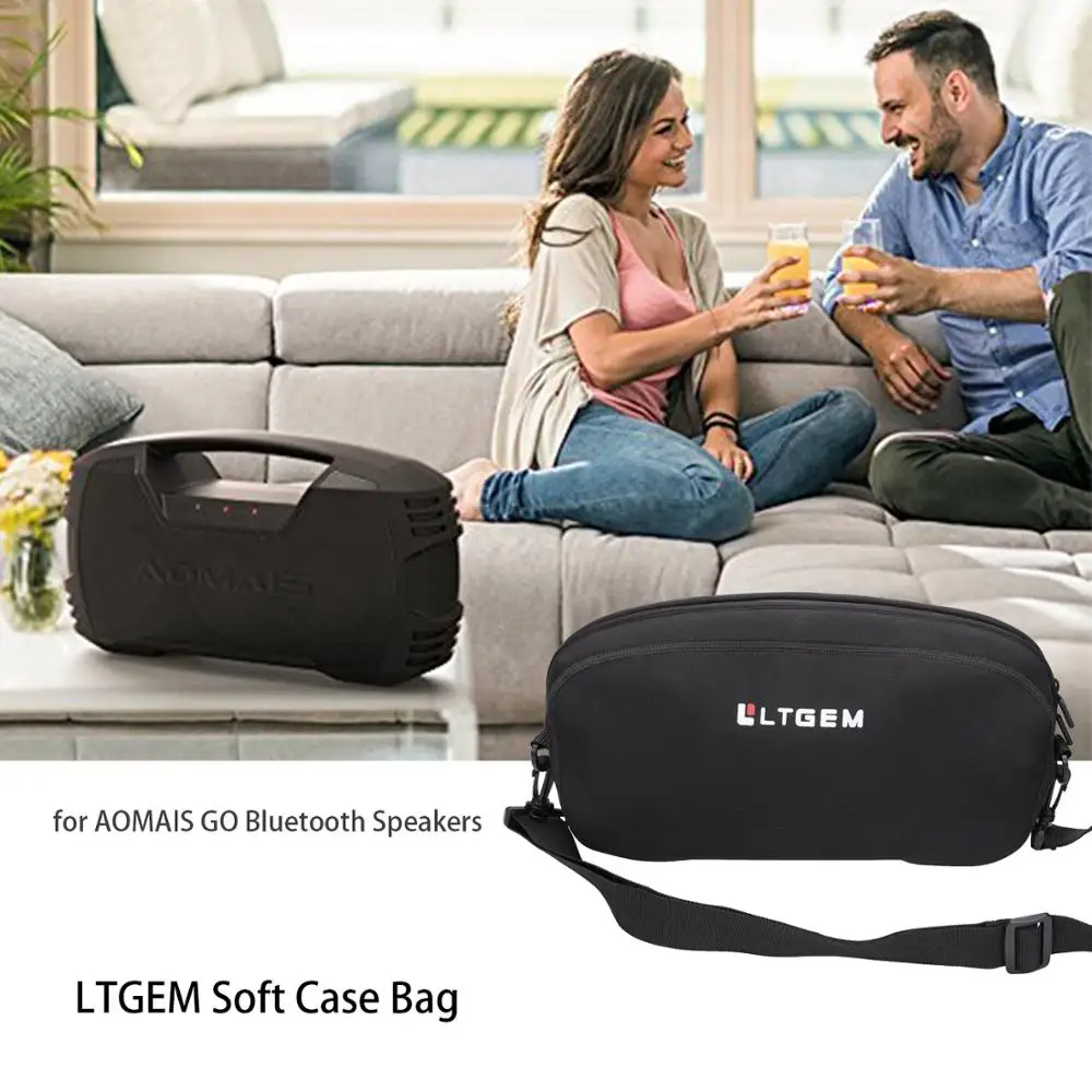 LTGEM мягкий чехол сумка для AOMAIS GO Bluetooth колонки-Дорожная Защитная сумка для хранения
