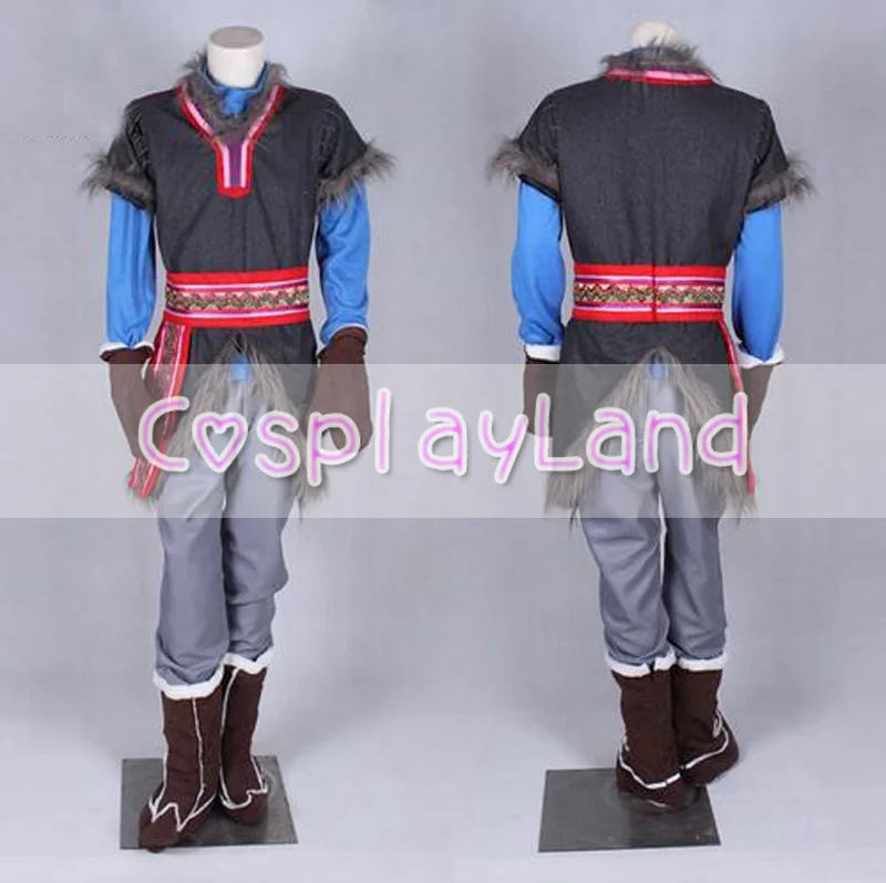 Костюмы на Хэллоуин для мужчин взрослых снежный рост Эльза Анна Кристофф