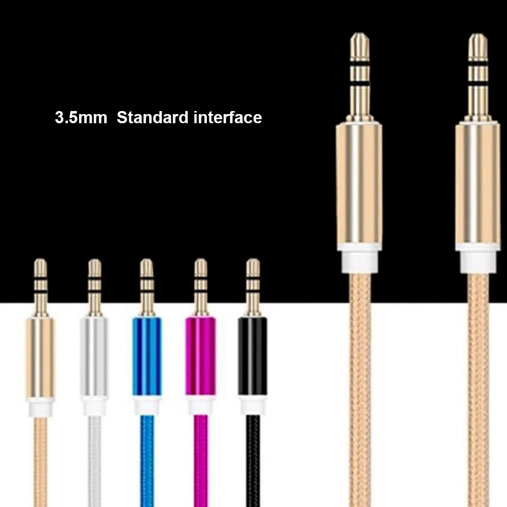 AOSHIKE 3 5 мм AUX 1 м разъем для штекера аудио Aux кабель Iphone 6 Samsung Xiaomi стерео Spea