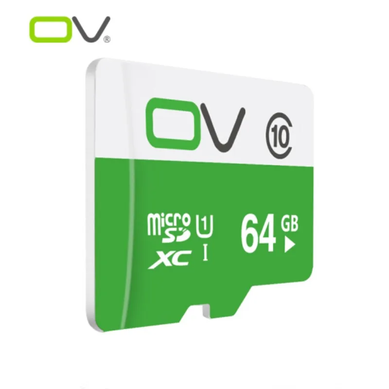 Карта памяти OV TF MicroSD 64 ГБ 100% оригинал C10 80 МБ/с. + адаптер для телефонов