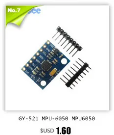 GY-86 10DOF MS5611 HMC5883L MPU6050 Модуль MWC управление полетом сенсор модуль