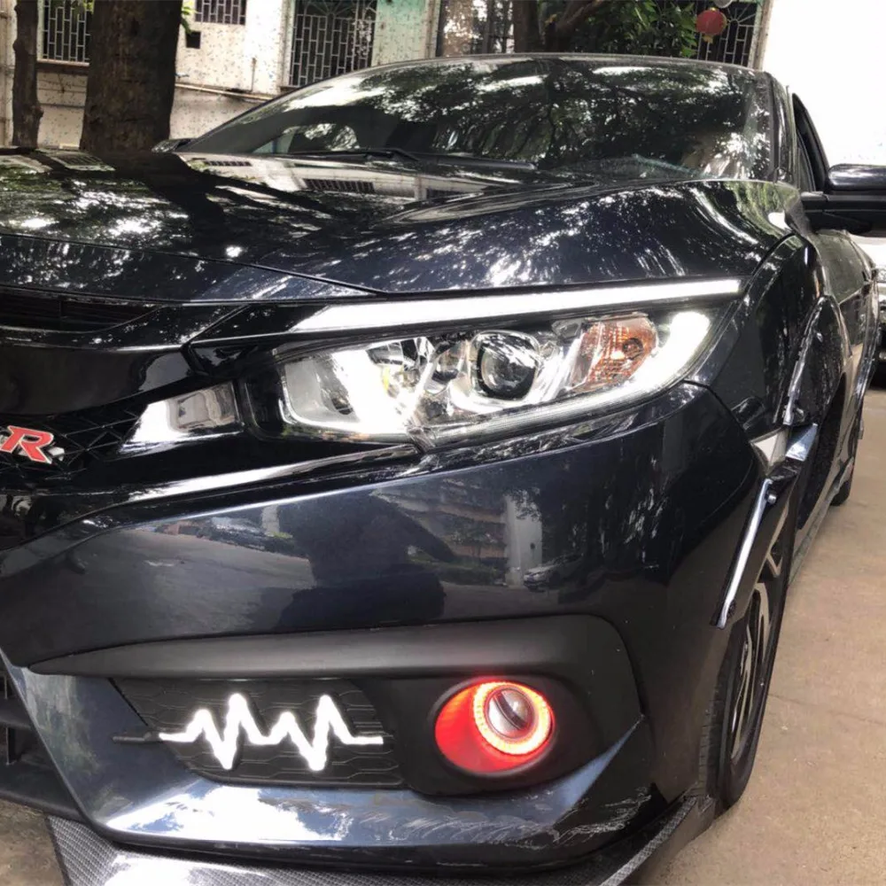 Автомобильный светодиодный светильник brow DRL дневные ходовые огни аксессуары с
