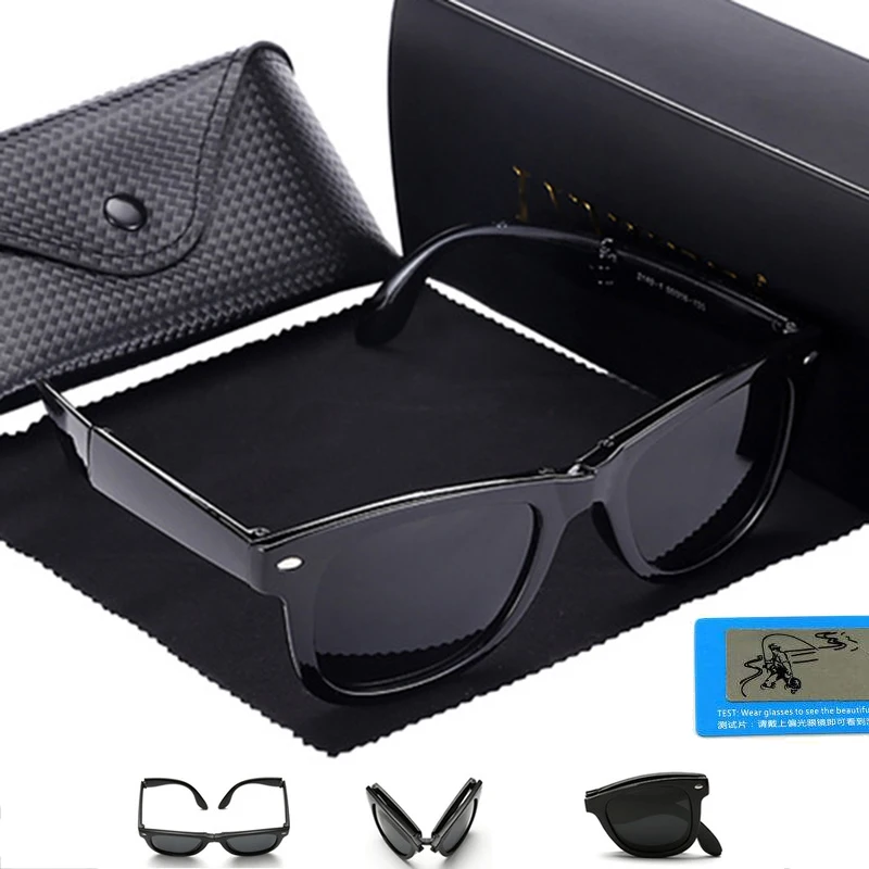 LVVKEE Classic Brand polarized folding Sunglasses Men Women driving Male Sun Glasses Outdoors sport Sunglass gafas oculos De Sol |
