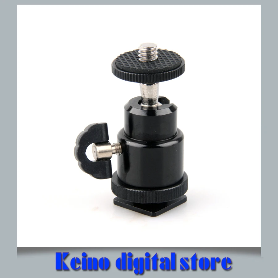 2 шт. мини шаровой головкой Горячий башмак адаптер мигающий свет Колыбели для Canon