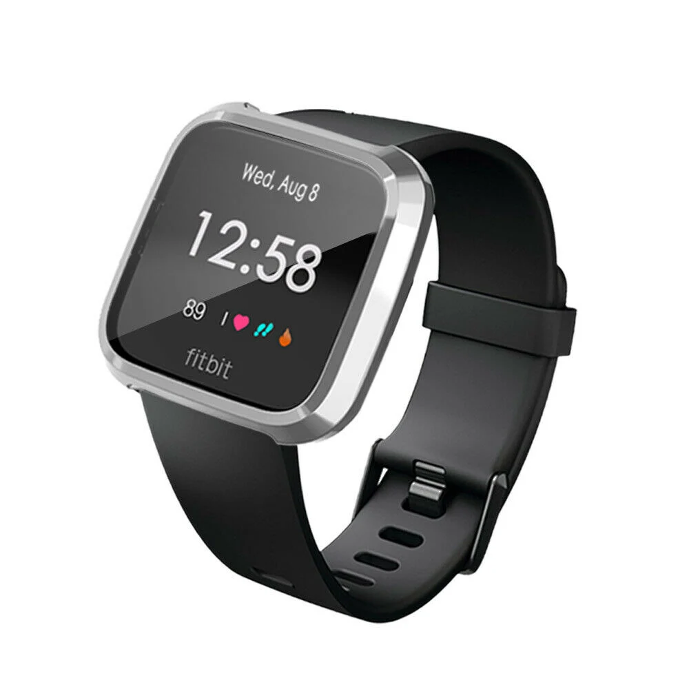 Замена для Fitbit Versa Lite Watch ТПУ полный экран протектор Защитная рамка чехол