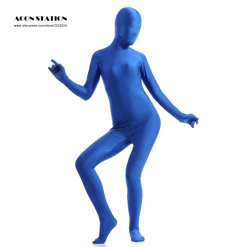 На все тело спандекс костюм кожи комбинезон костюмы на Хэллоуин взрослый унисекс