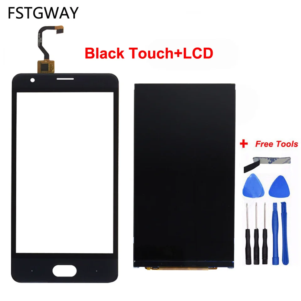 FSTGWAY черный/белый/серый цвет для UleFone U008 Pro ЖК дисплей + сенсорный экран 100%