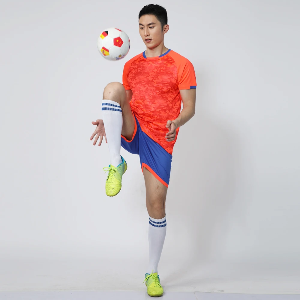 Геометрические футбольные трикотажные изделия 2018 Детские мужские набор