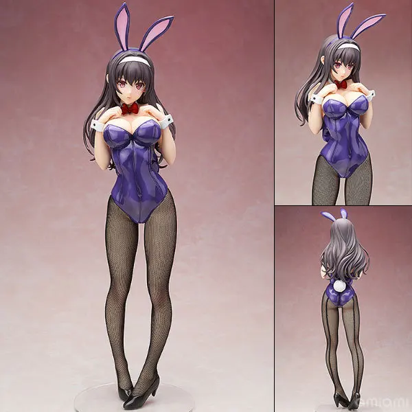 Аниме героиня саэнай No Sodatekata Kasumigaoka Utaha Bunny сексуальная девушка экшн фигурка из