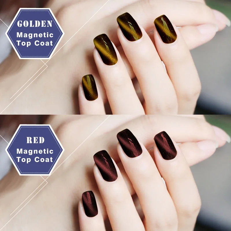УФ Магнитный Гель лак Cat'S Eye для ногтей 8 мл|topcoat gel|magnetic uv gelgel for nail |