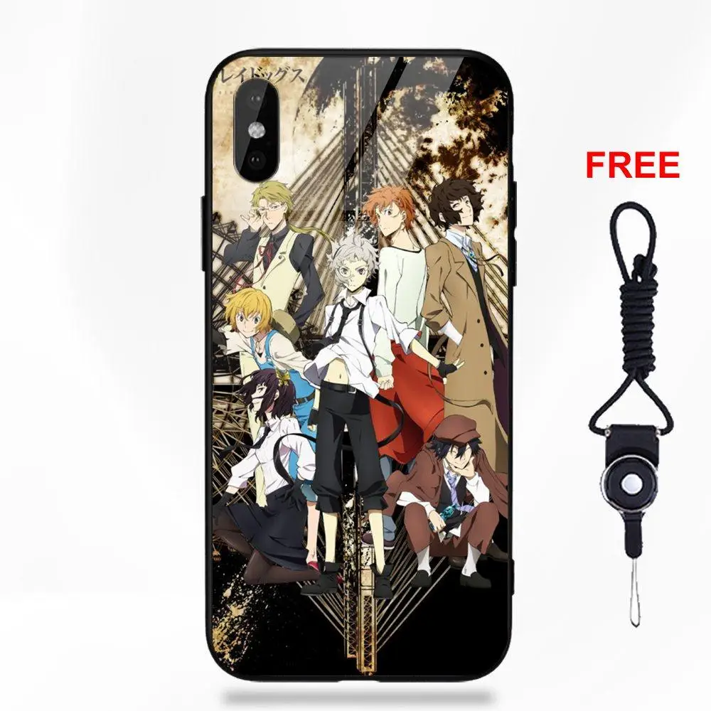 Vvcqod Japan Anime Bungou Stray Dogs Season 2 For Apple iPhone 5 5C 5S SE 6 6S 7 8 Plus X XS Max XR | Мобильные телефоны и