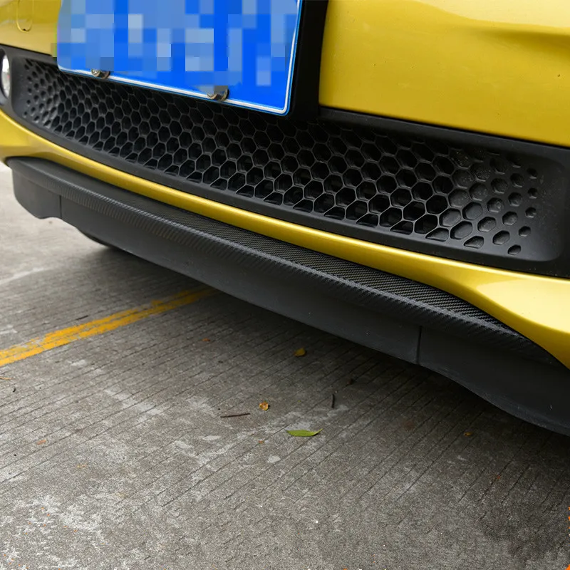 

Carbon Fiber Car Front Bumper Sticker for Smart forfour 2015 2016 2017 Front Lips Protection Decals