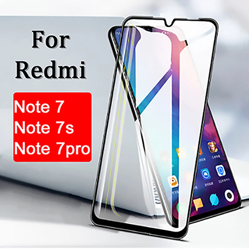 Защитное стекло для xiaomi redmi note 7 закаленное ksiomi mi note7s 7pro Защитная пленка экрана xiomi