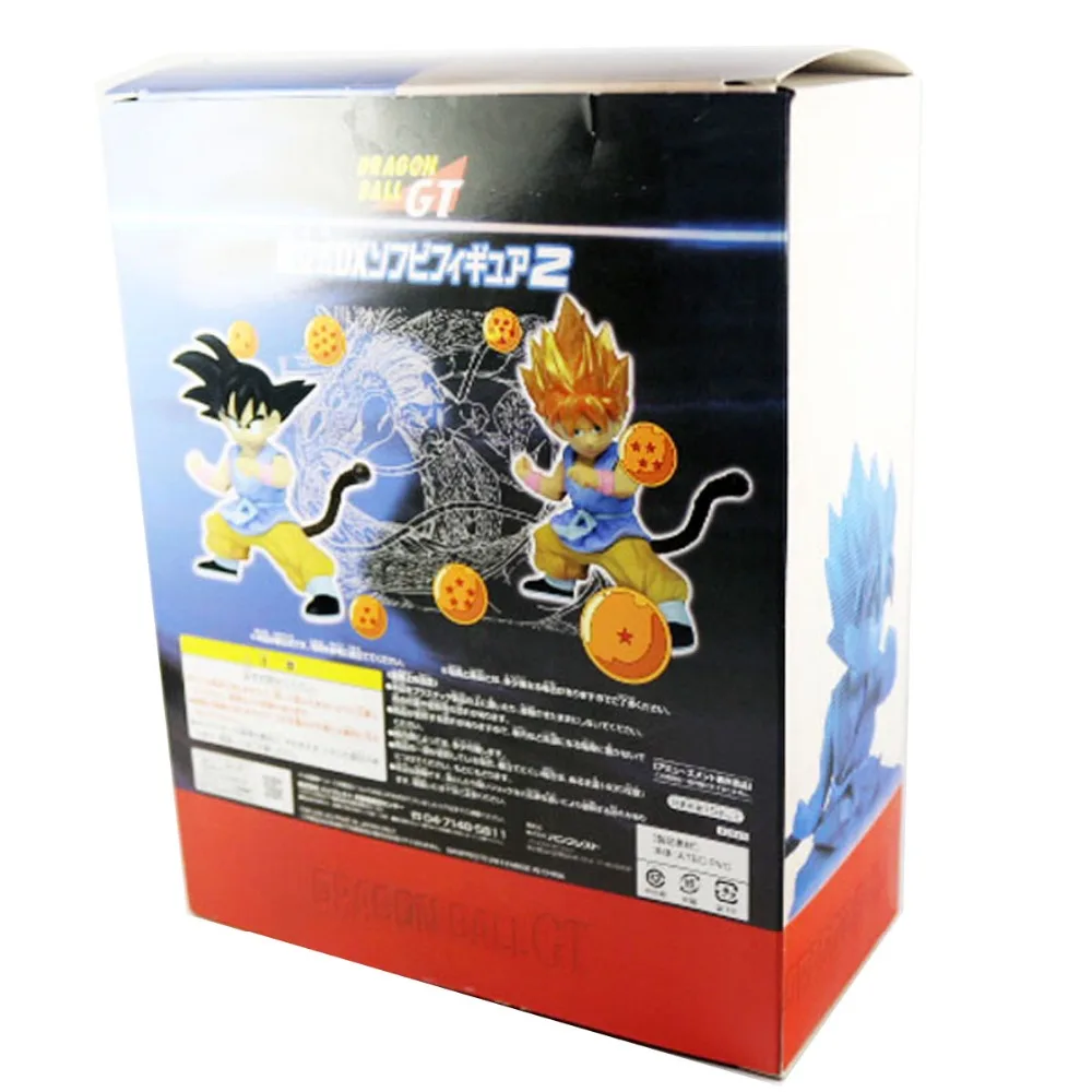 Dragon Ball GT Супер Saiyan черный Gokou 22 см/8.7 &quotфигурку Бесплатная доставка | Игрушки и