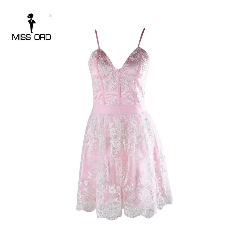 Платье Missord с треугольным вырезом кружевное без рукавов FT4367 2020|halter dress|dresses free