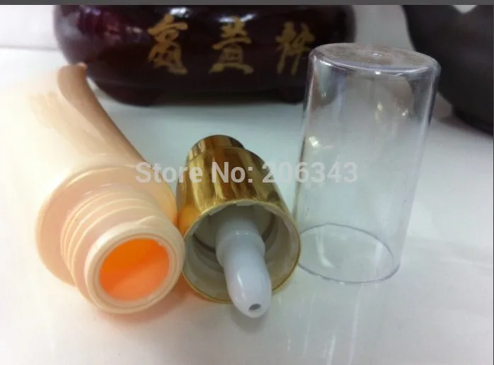 Новые товары!! 40 мл безвоздушная Желтая Мягкая туба или для мягкого мытья масла