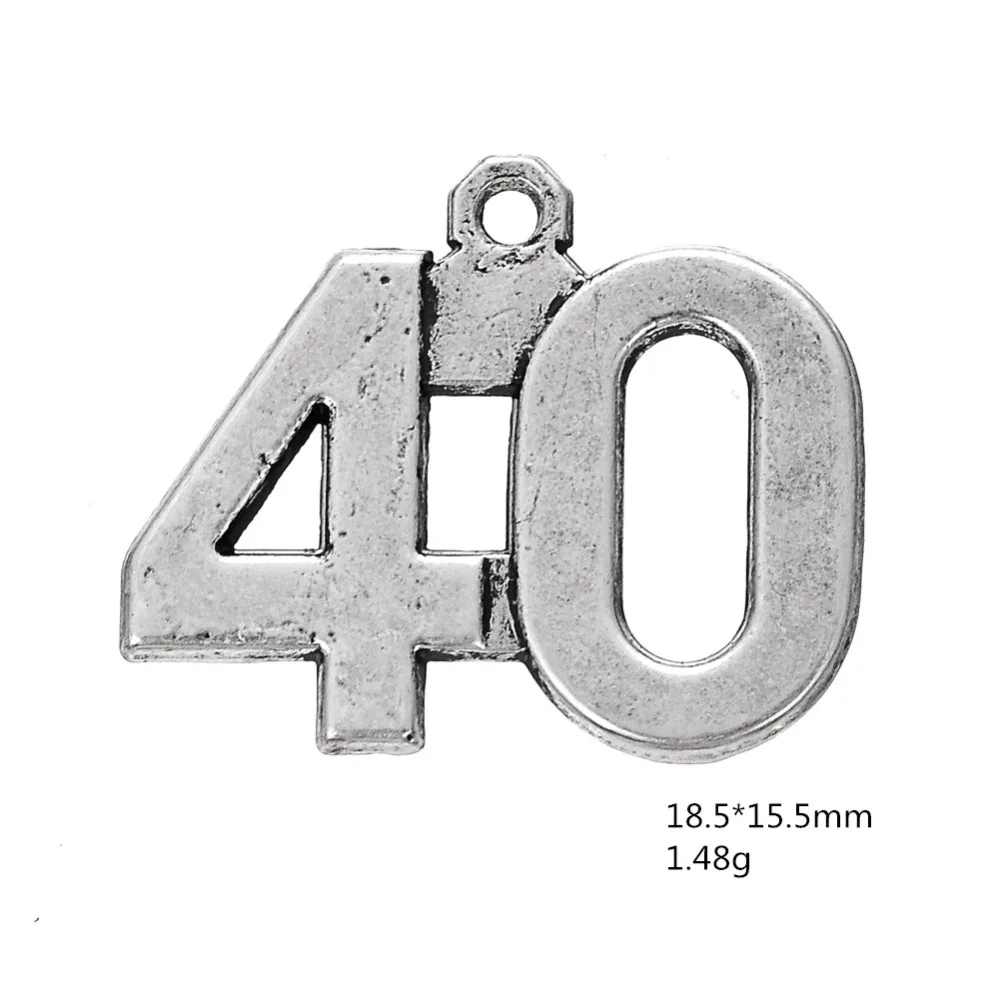 20 шт. подвески в виде цифр на удачу 39 51|charm pendant|number charmspendant jewelry findings |