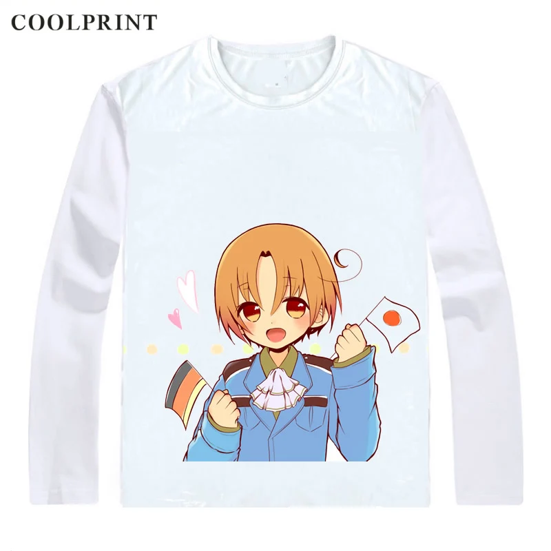 Североитальянские братья фелициану Варгас футболка Axis Powers Hetalia мужская