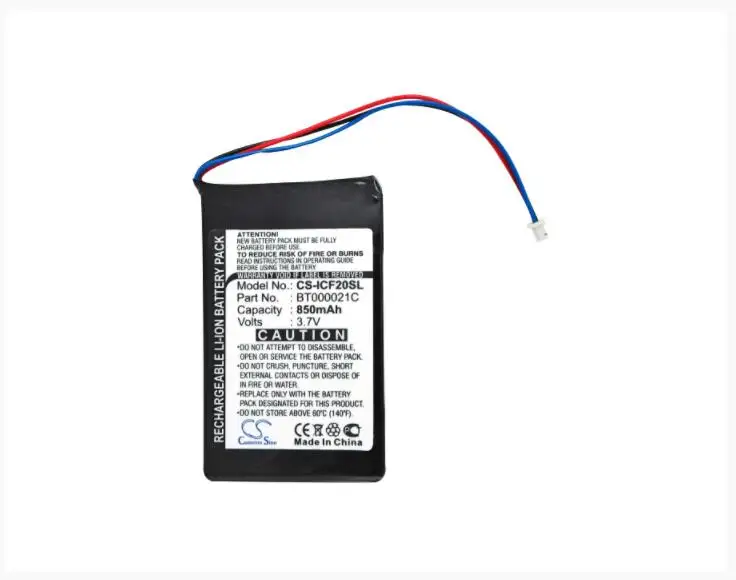 Аккумулятор Cameron Sino 850 мАч для NAVMAN F20 Euro F30 F40 F50 BT000021C GPS аккумулятор навигатора |