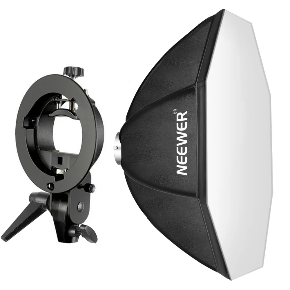 Восьмиугольный софтбокс Neewer 32x32 дюйма/80x80 см для Speedlite с держателем кронштейна S Type