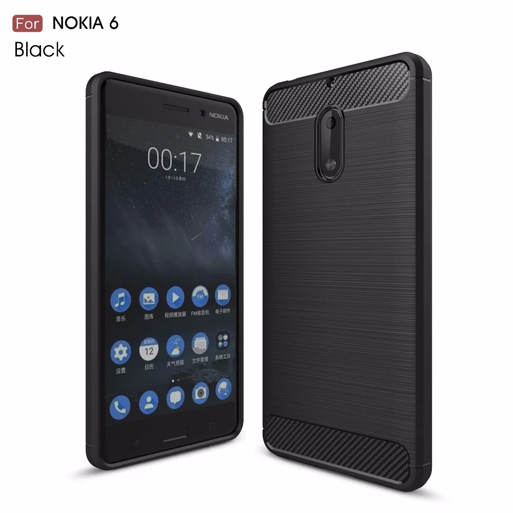 Противоударный кожаный чехол для Nokia 5 TA-1053 TA-1024 TA-1027 TA-1044 задняя крышка телефона