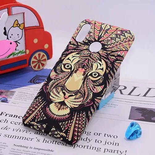Glow in the Dark Elephant PC Cases for Huawei P9 P8 Lite 2017 Lion Tiger wolf Matte Covers Capa P10 P20 Lite/P20 Pro |