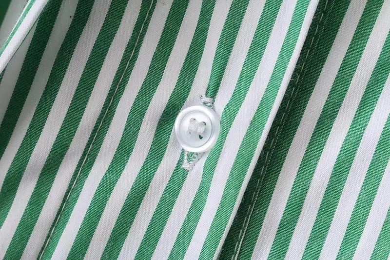 2018 Повседневная Контрастность в полоску технике пэчворк женская рубашка платье