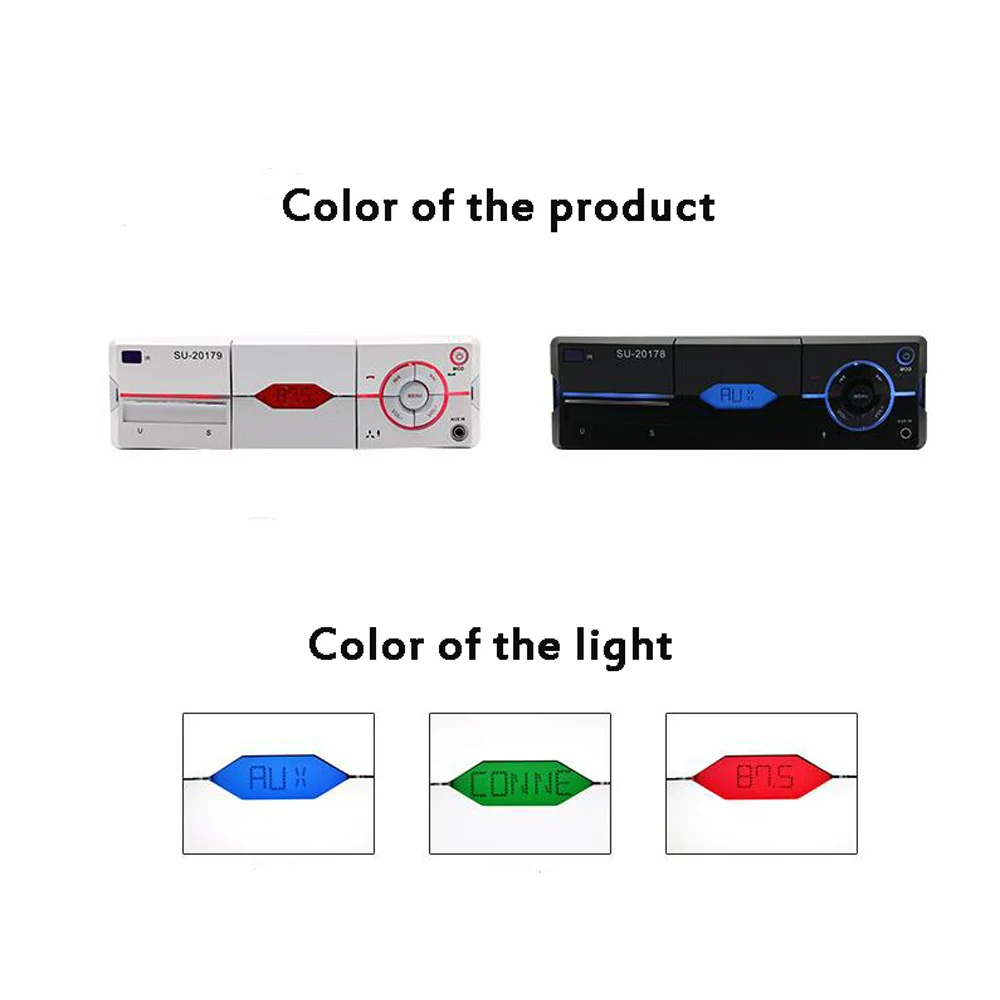 Автомагнитола 1DIN Bluetooth FM стерео поддержка автомобильного держателя USB MP3 WMA SD AUX