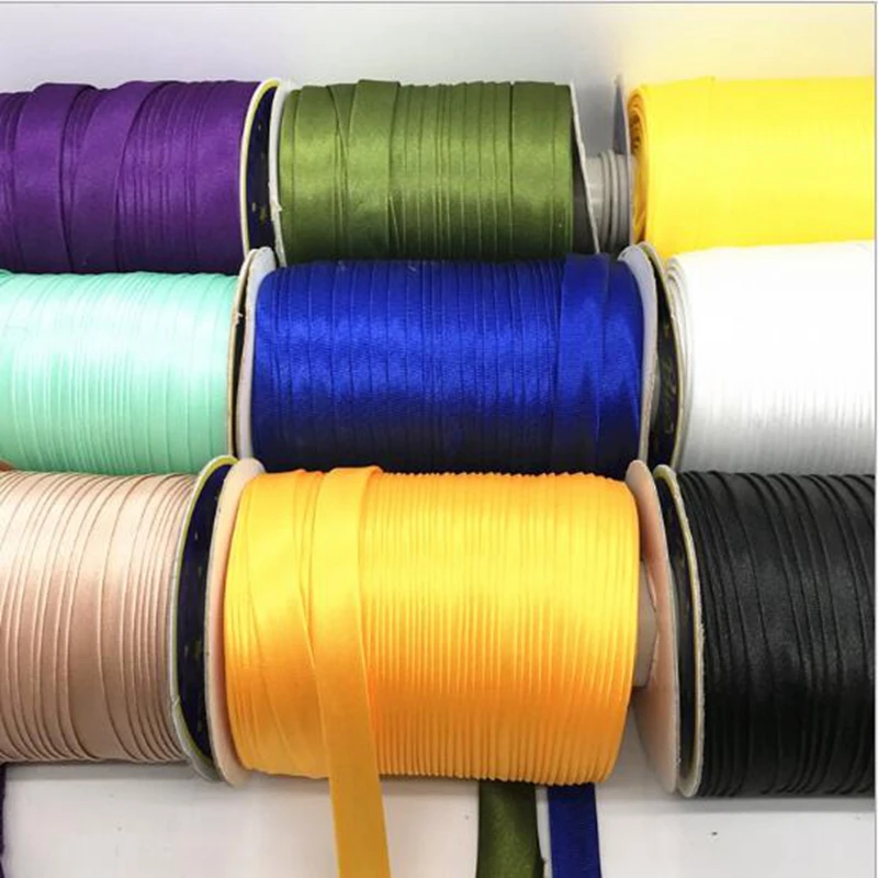 15 мм ширина атласная кромка Лента ткань Чонсам цвет одежды парча лента DIY Швейные