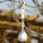 Keith Titanium Spork многофункциональные портативные столовые приборы для кемпинга на открытом воздухе сверхсветильник 15 г KT311