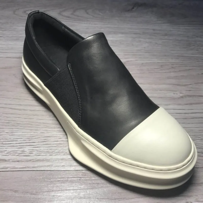 Mocassin/Мужская обувь 100% натуральная кожа Дышащие повседневные кроссовки Слипоны