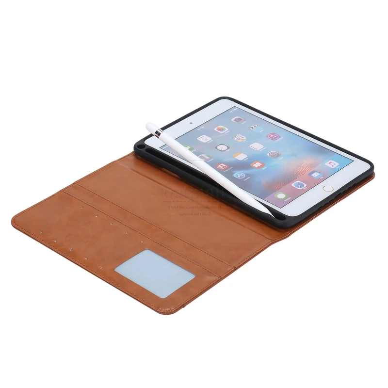Для iPad 2018/Pro 9 7/Air 2 Чехол кошелек из замши с подставкой для карт Магнитный чехол