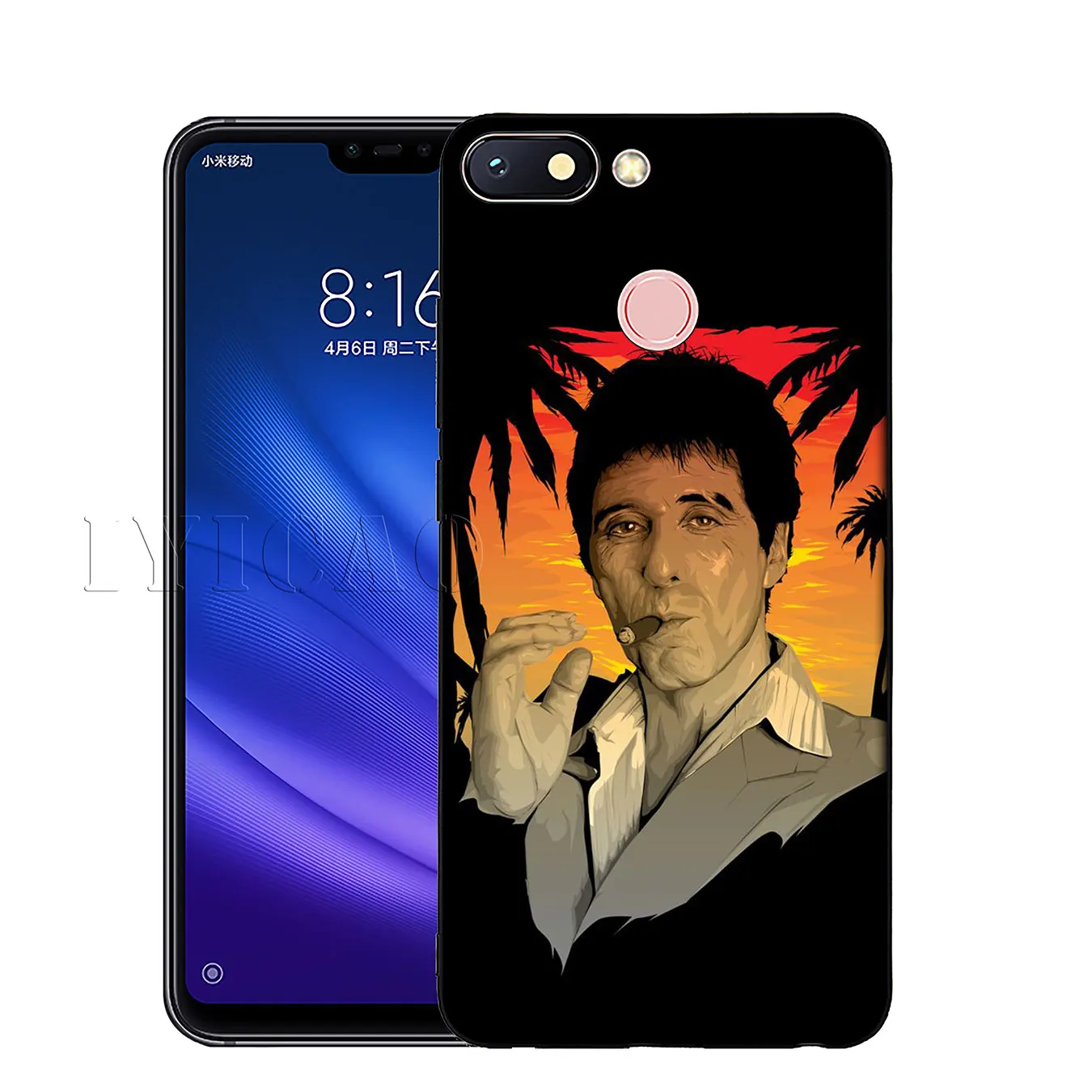 Scarface Tony Montana Luxury High-end Protector Soft Case for Xiaomi Mi 10 9 9T CC9 CC9E 8 SE A3 Pro A1 A2 Lite 6 pocophone f1 |