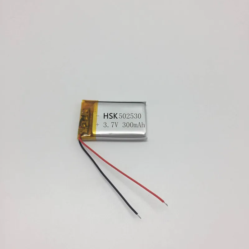 Высококачественная аккумуляторная батарея UN38.3 3 7 V 300mAh 502530 052530 Li ion для вождения
