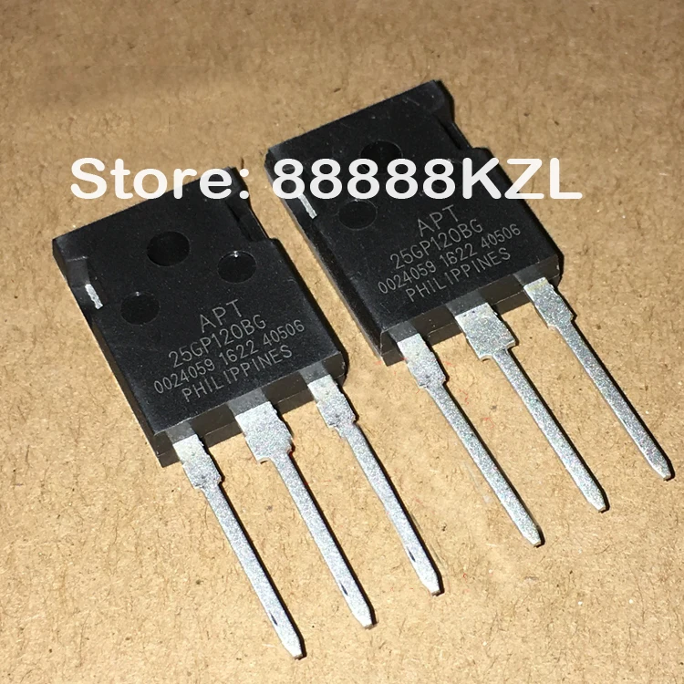 10 шт./лот APT25GP120BG 25GP120BG 247 1200V 33A TO 3P Мощность трубы из нержавеющей стали