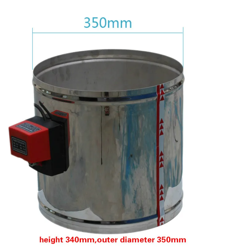 DC24V 300 мм 350 мм 400 мм из нержавеющей стали Демпферная заслонка Электрический воздуховод моторизованный обратный клапан регулятор громкости воздуха клапаны