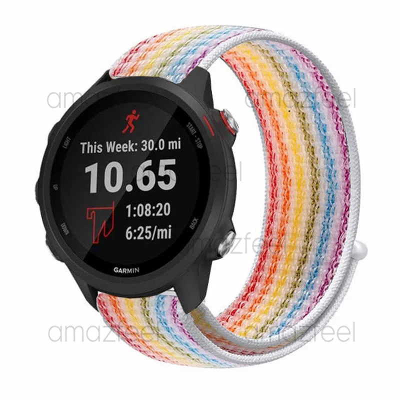 Нейлоновый ремешок-петля для Garmin Forerunner 245 м, ремешок Garmin vivoactive 3 Forerunner 645, Смарт-часы, браслет, ремешок для часов