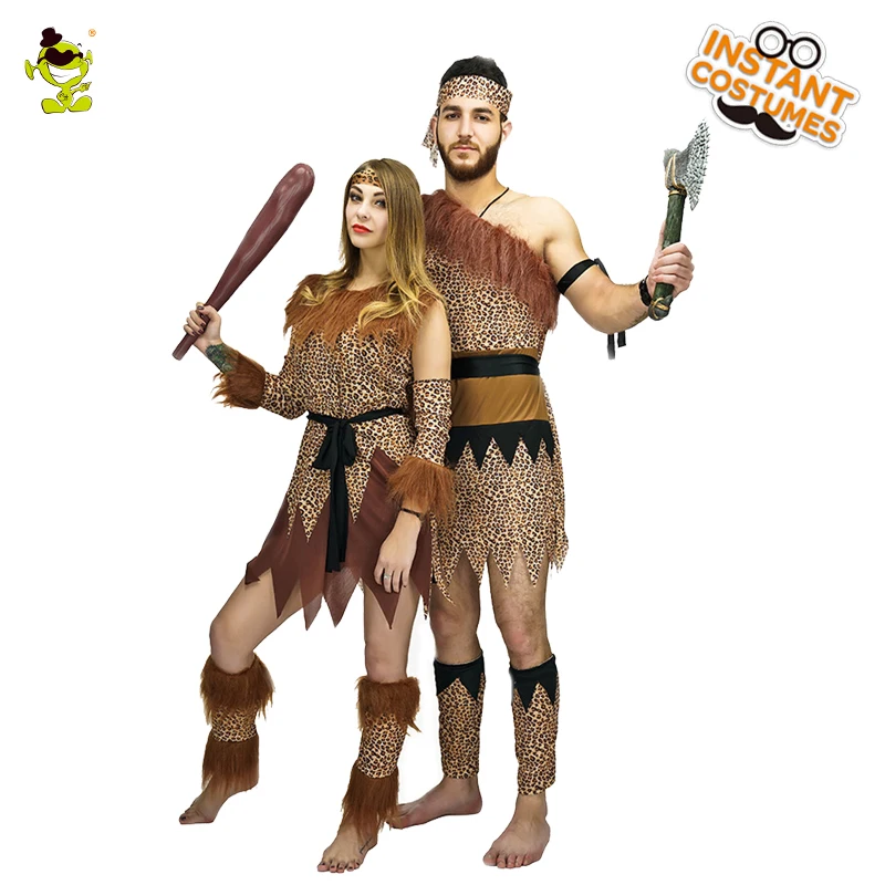 Древний пещерный костюм первобытных каменного оригинальный жизни ролевых игр на