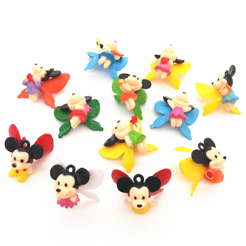 Set10-100pcs смолы 3D фильмы персонажи мультфильмов мультфильм смешанных цветов смола
