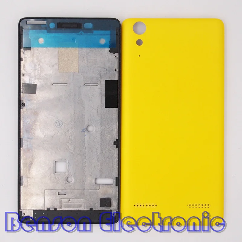 Baansam держатель ЖКД на переднюю раму Батарея задняя крышка для lenovo K3 K30 A6000 Корпус чехол с Мощность кнопки регулировки громкости