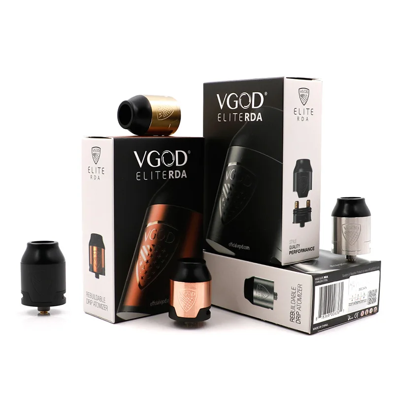 Бак VGOD Elite RDA атомайзер 24 мм Легкая система воздушного потока для vgod pro mech mod Vgod elite