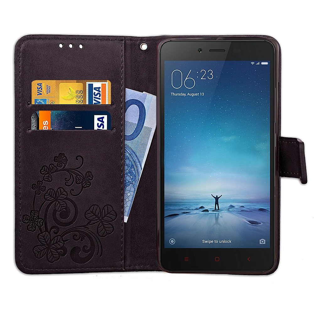Чехол для сотового телефона Xiaomi hongmi Note 2 Redmi 5 дюйма откидной из искусственной кожи