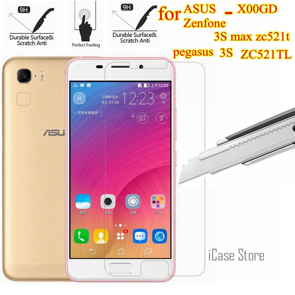 Защитная пленка из закаленного стекла для asus Zenfone pegasus 3S max zc521tl x00gd zc 521 tl 521tl glas