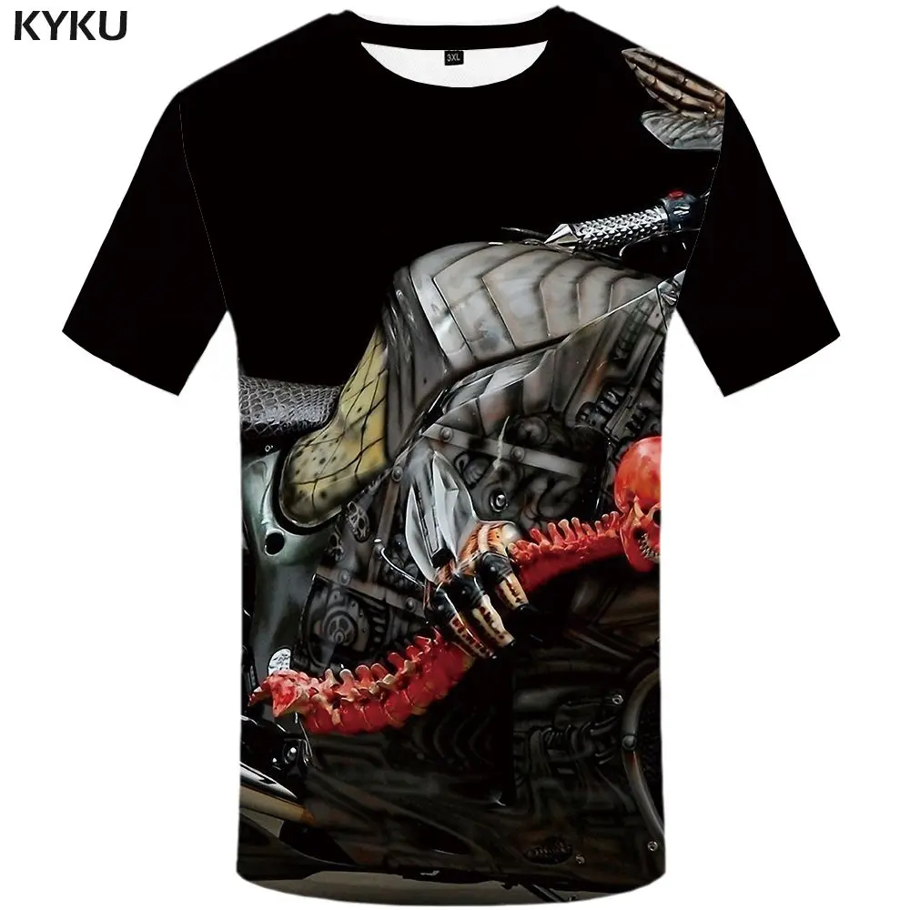 3d t shirt 20 KYKU бренд череп футболка женская дьявол плюс размер панк-рубашки одежда Топы Женская s сексуальная летняя Новинка - Цвет: 3d t shirt 20