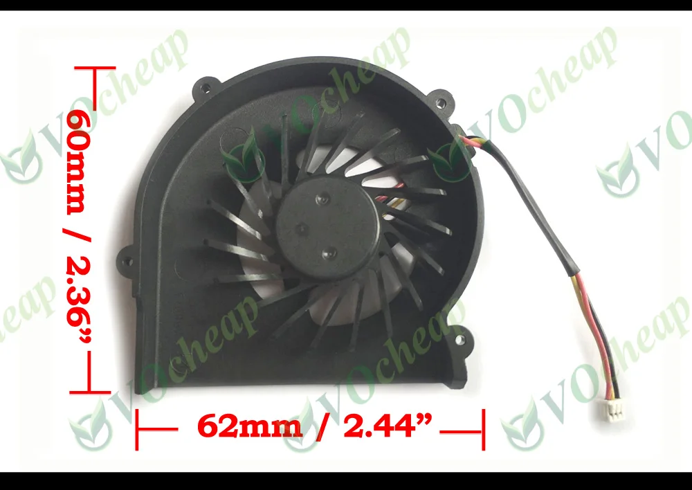 Охлаждающий вентилятор для ноутбука MSI EX400 EX600 EX700 GX400 PR600 VR200 VR201 VR601 VR610 VR610X новая