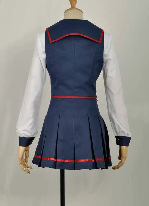 Аниме Love Live!Sunshine! Косплей-костюм Aqours маскарадный костюм казуно РИА Лира Снежная |