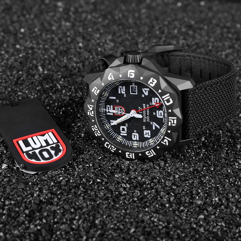 Мужские наручные часы Luminox спортивные водонепроницаемые кварцевые с хронографом