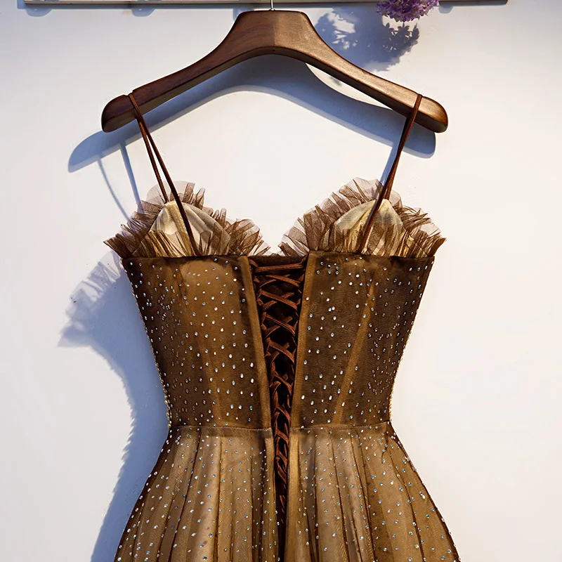 Сексуальное вечернее платье Robe De Soiree, высокое качество, тюль с аппликацией из бисера, вечерние платья для выпускного вечера, vestido de festa